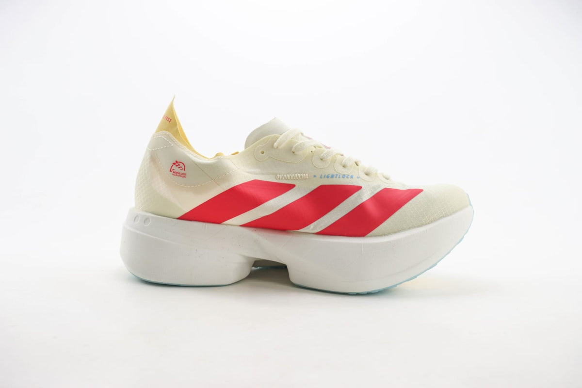 adidas Adizero Adios Pro 4 - Off White Better Scarlet Core Black